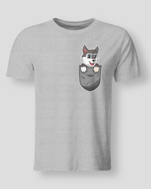 Husky in a pocket