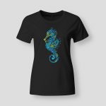 Abstract seahorse