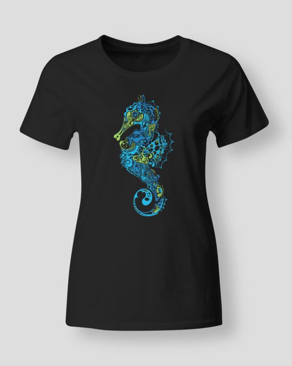 Abstract seahorse