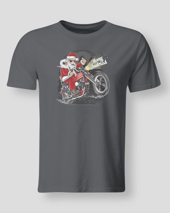 Santa on a motorcycle