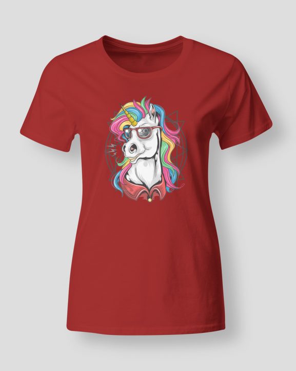 Unicorn with glasses