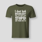 I don't look disabled?