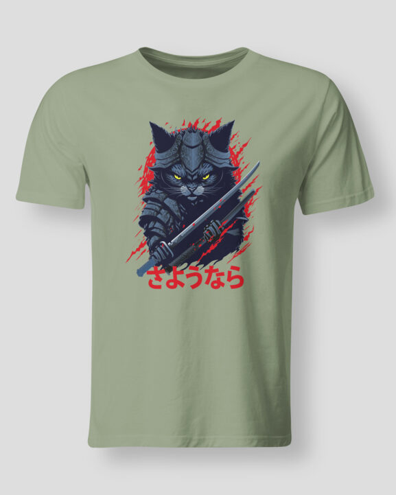 Sayonara samurai cat